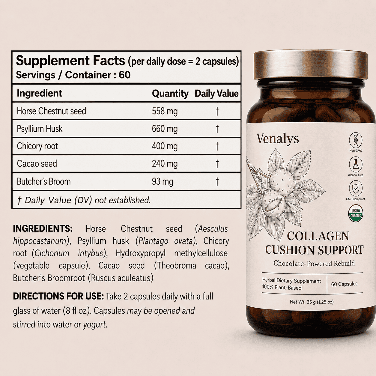 Venalys Collagen Cushion Support Capsules