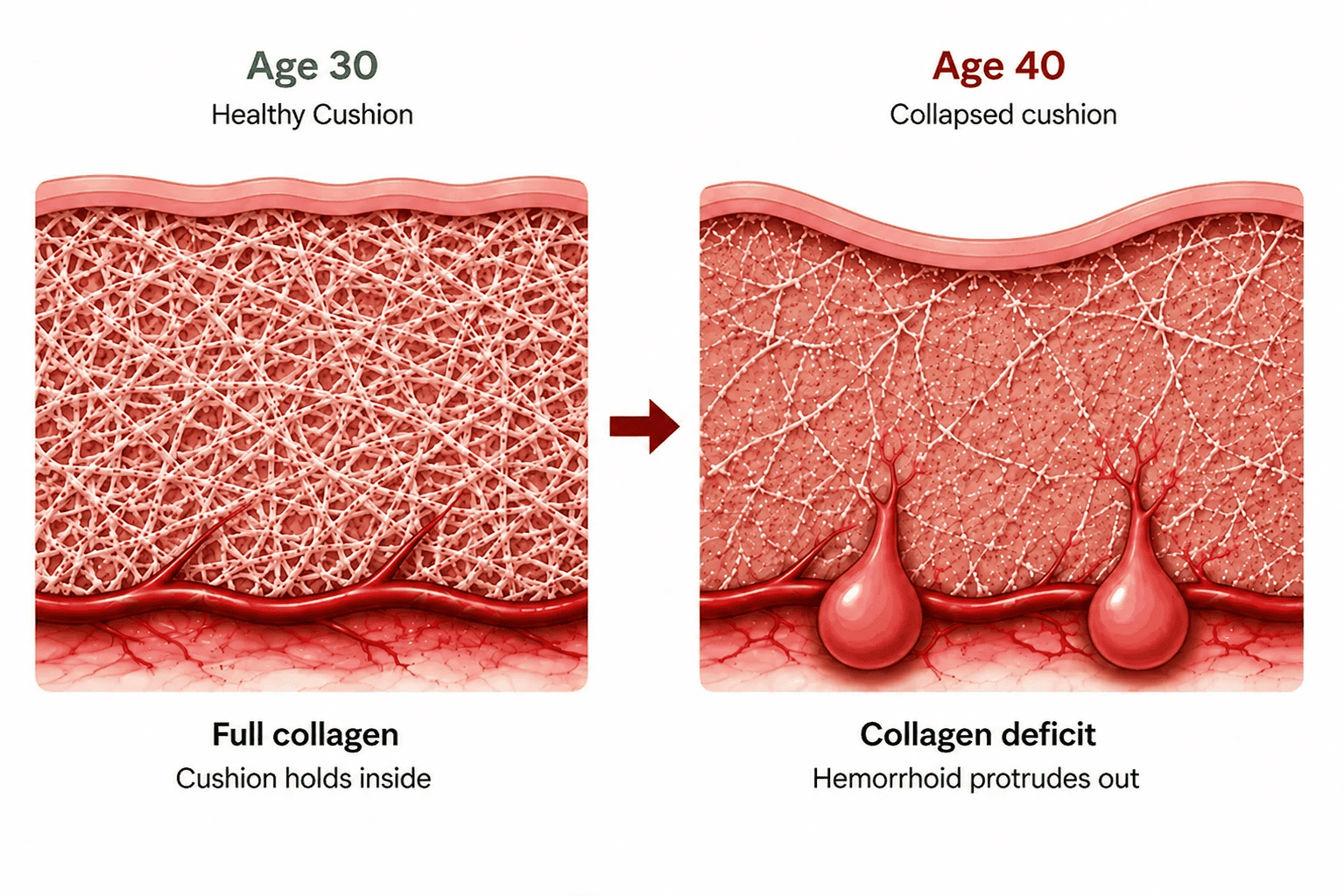 Full collagen vs collagen deficit