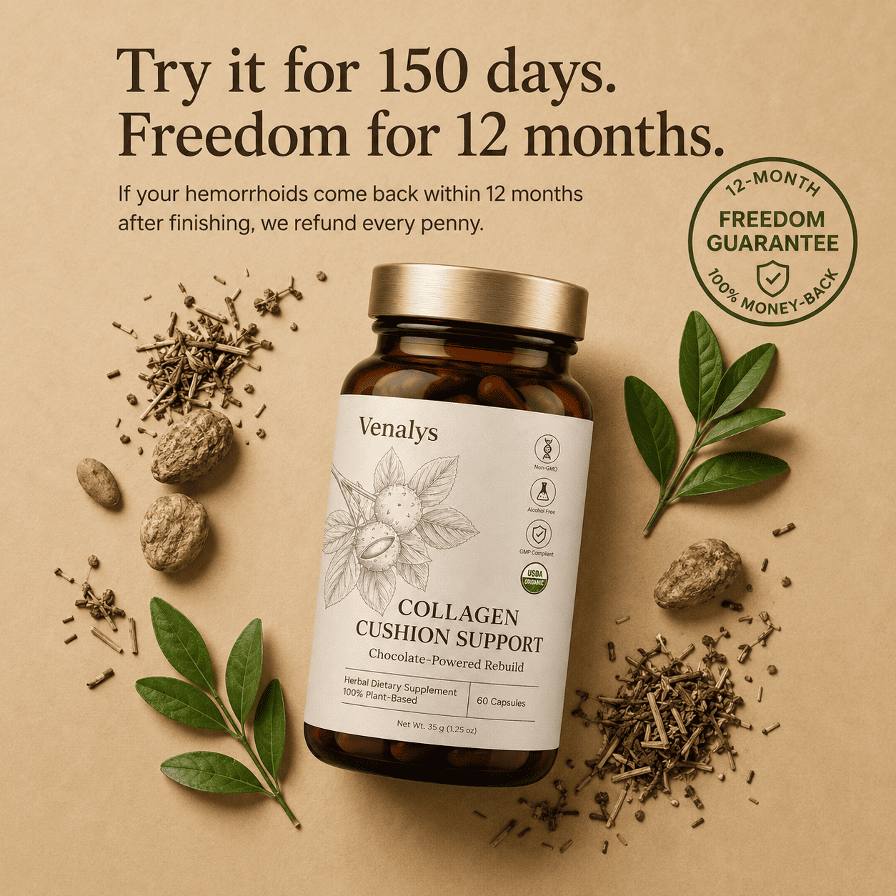 Venalys Collagen Cushion Support Capsules